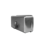 89131 Stainless Steel Manual Dispenser for Liquid Soap 1200 ml (Horizontal)