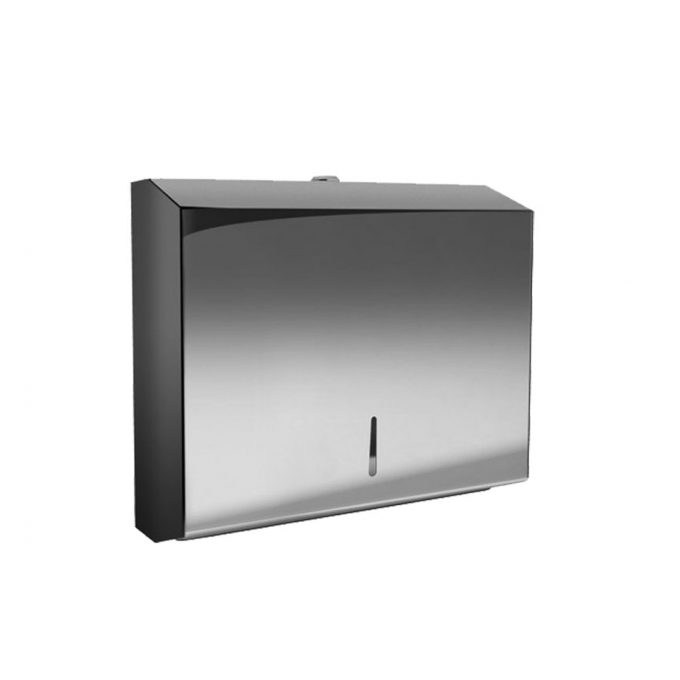 Stainless Steel Interfolded Tissue Dispenser Small | Tissue Paper Dispenser | HOSPECO