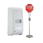 80889 Automatic Dispenser for Liquid Soap, Gel Hand Sanitizer, Alcohol 1000 ml with STANDEE