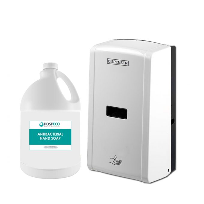 BUNDLE: Automatic Liquid Soap Dispenser 1300 ml + Liquid Soap 1 Gallon