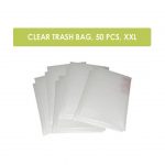 CLEAR Trash Bag Garbage Bag 50 pcs (XXL)...