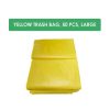 Yellow Trash Bag, 50 pcs, Large