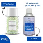 BUY1TAKE1: HOSPECO Odor Counteractant Air Freshener Spray (SCENTS: FRESH BAMBOO & ISABELA)
