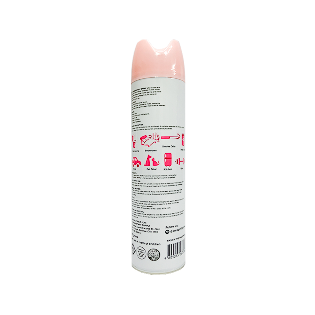 Krest Disinfectant Spray Rose Petal 600g - Back
