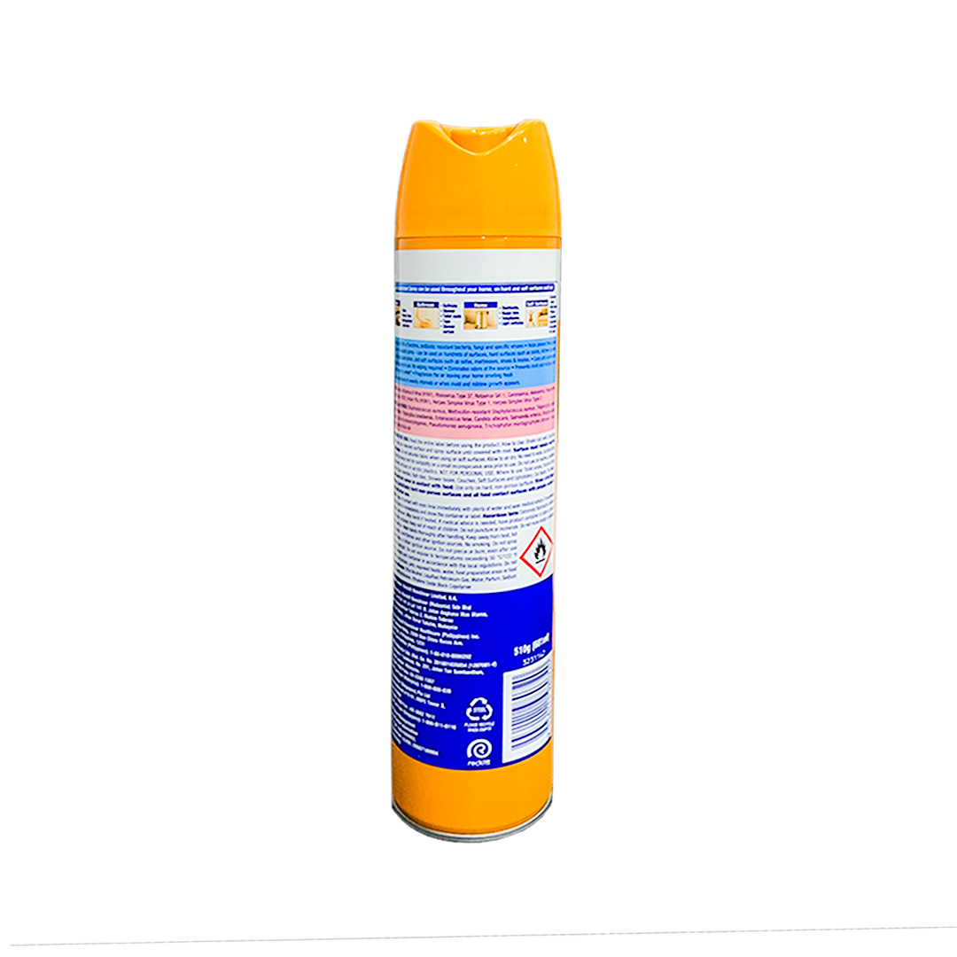 Lysol Disinfectant Spray Citrus Meadows 510g - Back