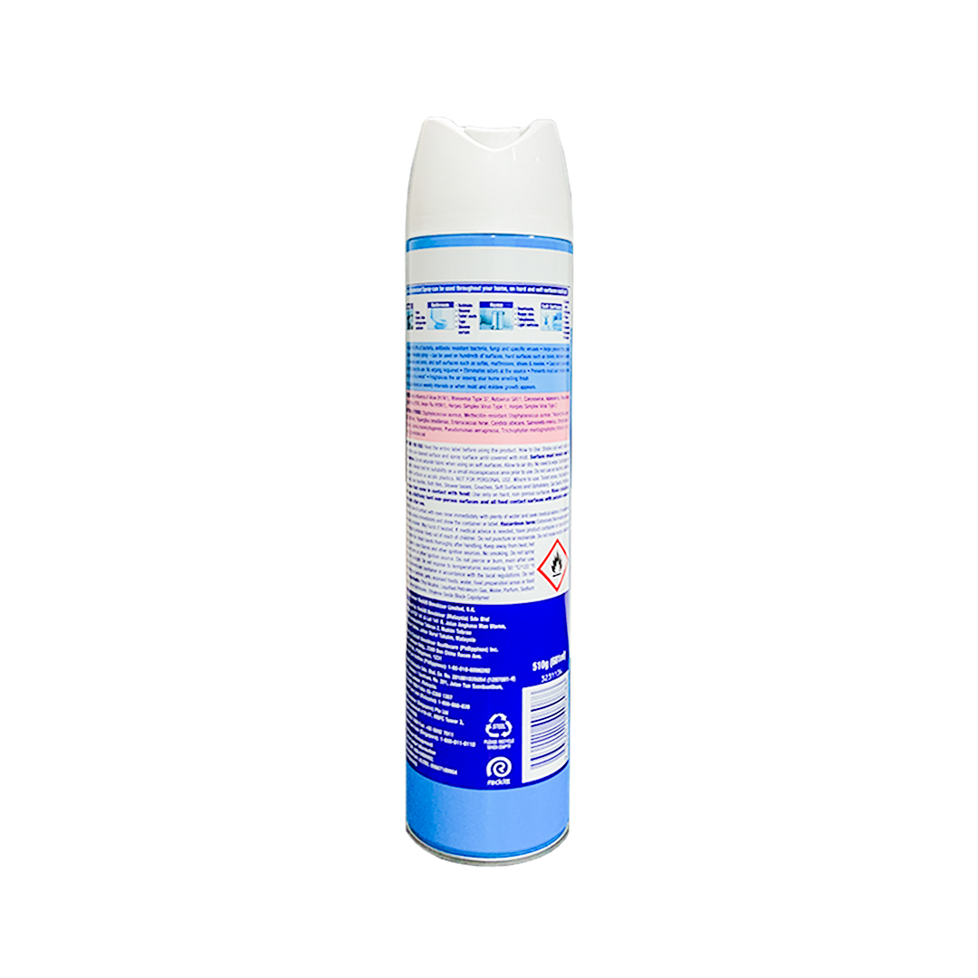 Lysol Disinfectant Spray Crisp Linen 510g - Back