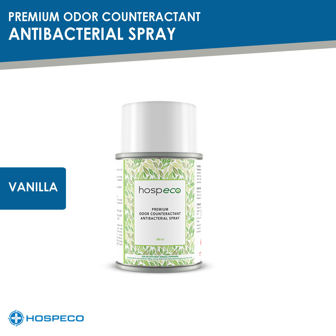 Premium Odor Counteractant Antibacterial Spray Vanilla 07942