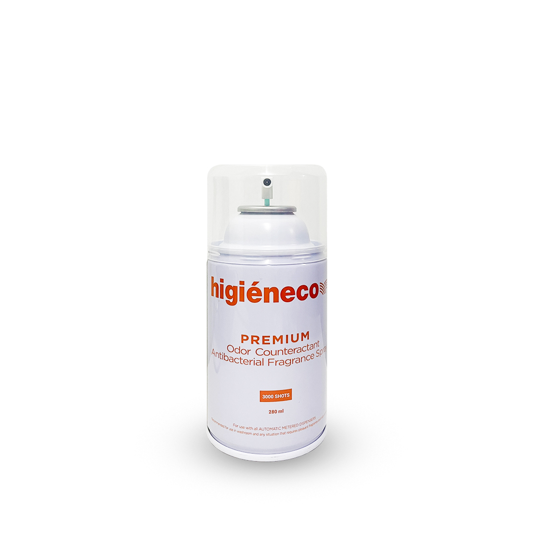 Higieneco Premium Odor Counteractant Antibacterial Spray - Front