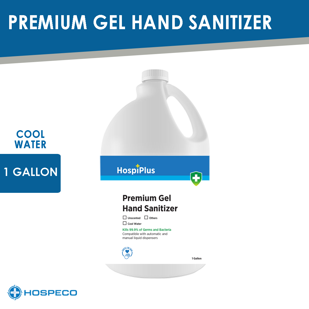 Premium Gel Hand Sanitizer Cool Water Gallon