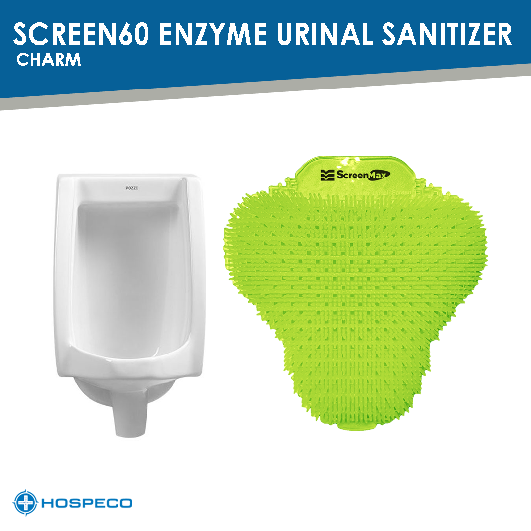 Screen60 Enzyme Urinal Sanitizer - Charm (Green)
