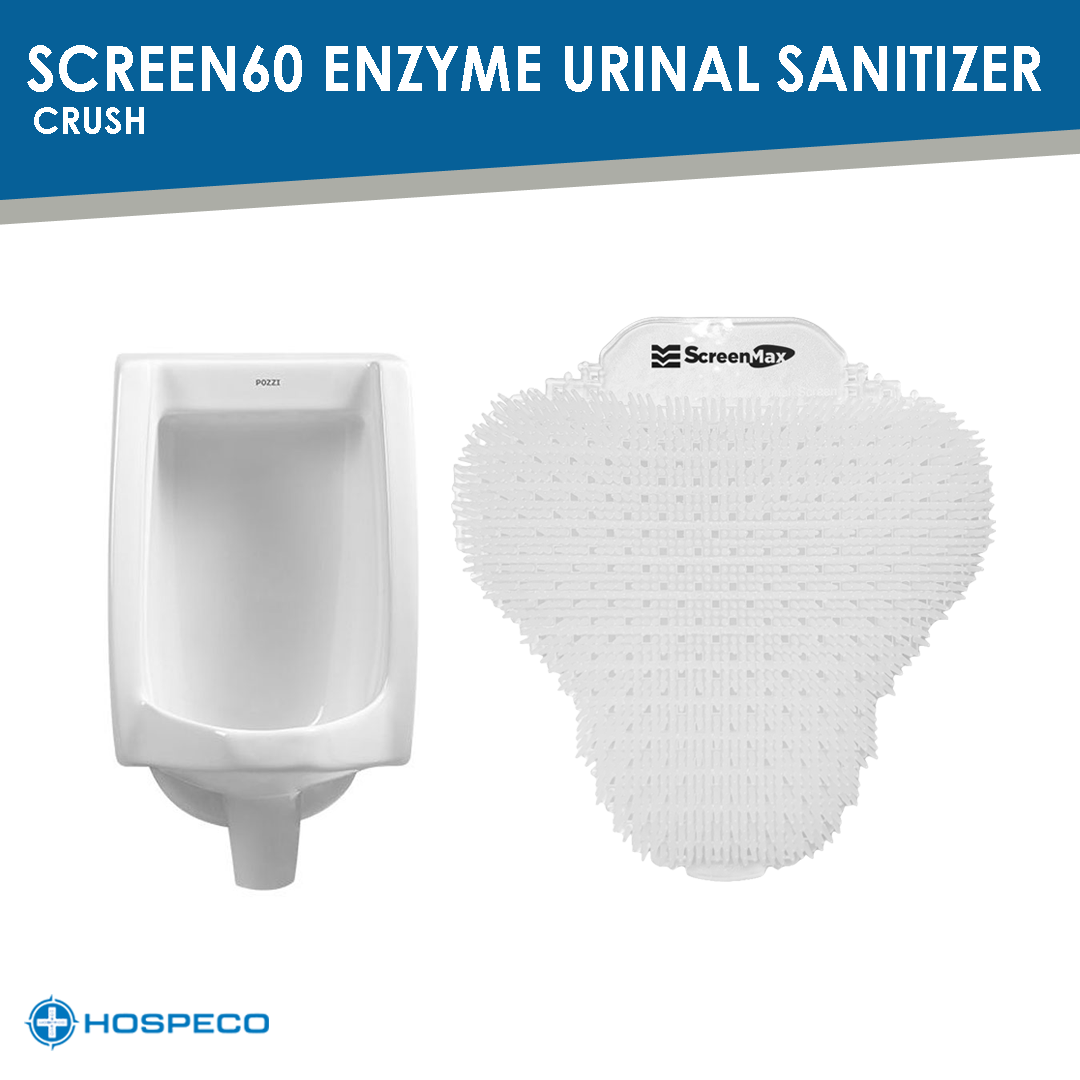 Screen60 Enzyme Urinal Sanitizer - Crush (Clear)