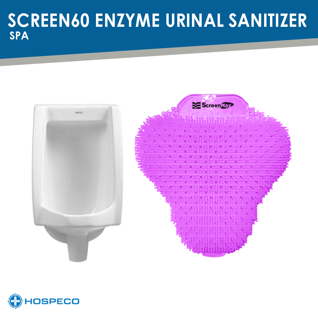 Screen60 Enzyme Urinal Sanitizer - Spa (Violet)