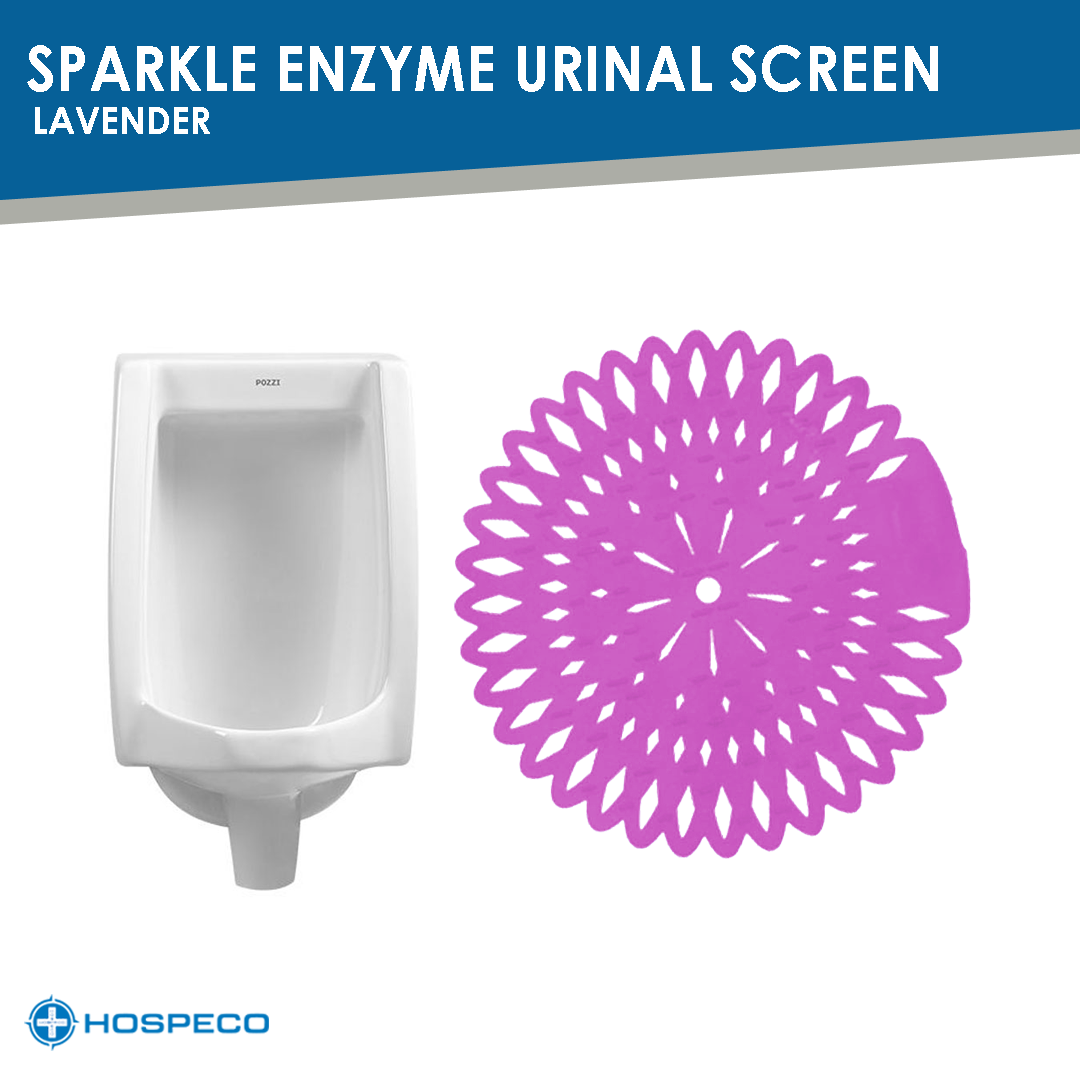 Sparkle Enzyme Urinal Screen - Lavender (Purple)