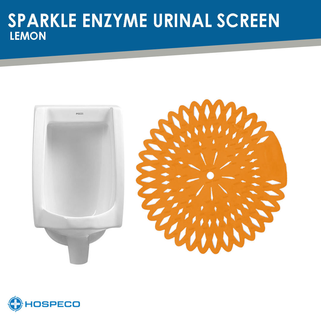 Sparkle Enzyme Urinal Screen - Lemon (Orange)